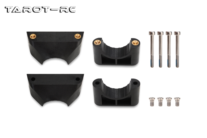 Tarot 固定件/機(jī)臂管夾定位座組/塑料款/20mm管徑 TL1805