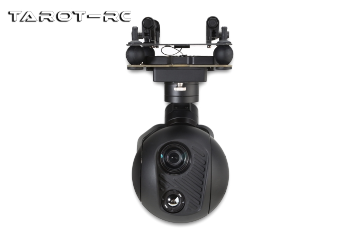 Tarot 三軸云臺(tái)/10倍1080P+640熱成像+人車(chē)跟蹤/雙光 T10X-3AT